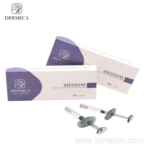 Dermeca 1ml Cross-Linked Hyaluronic Acid lip filler